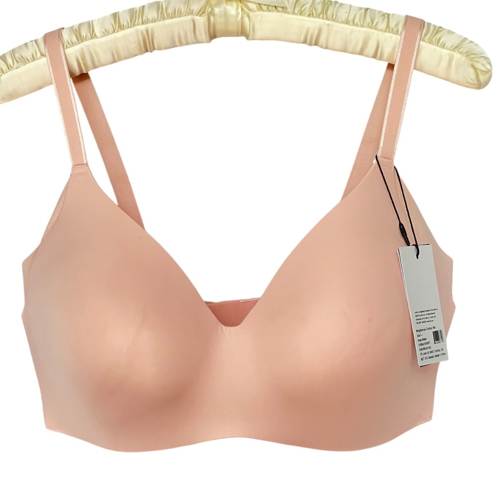 Knix WingWoman Bra Pink Size 7+ Seamless Comfort NWT New 38E 36F 38F